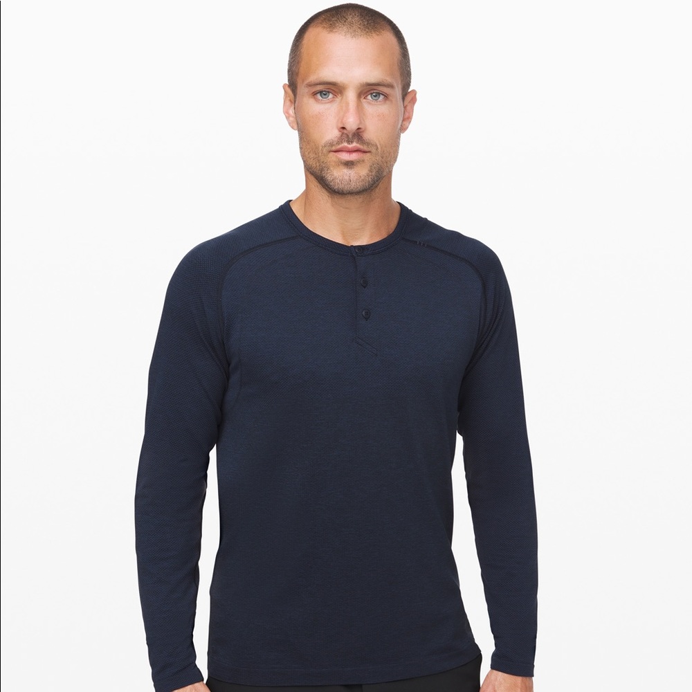 Men’s Lululemon Metal Vent Tech Long Sleeve Henley